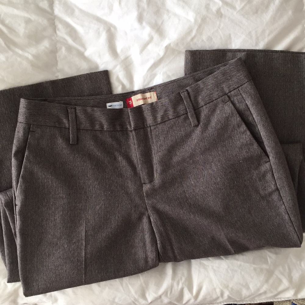 Brown tweed trousers